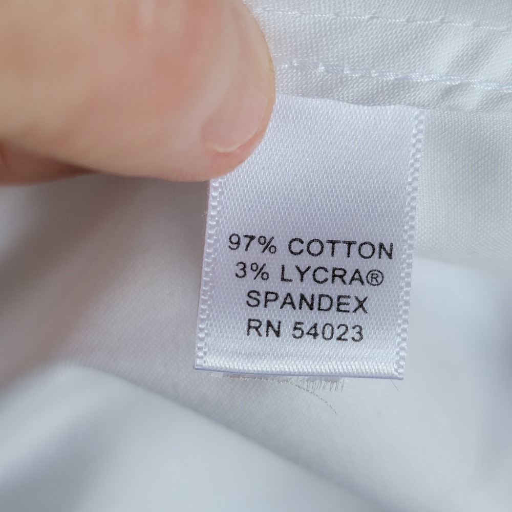 NWT Banana Republic Button Down Shirt White Women's 6P Preppy Tailored Office - Picture 9 of 12